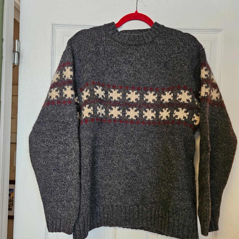 Vintage West Coast 100% Wool Sweater | Exceptional Old School Quality | Size L/G